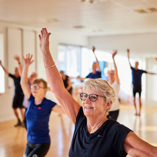group exercise for seniors low cost class social interaction