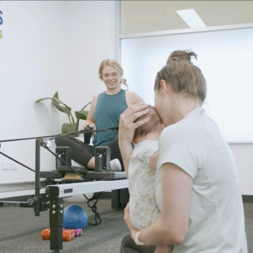 Mums and Bubs Reformer Pilates Ridgehaven Pelican Plaza Shopping Centre babies welcome qualified health professionals
